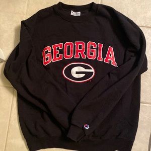 Size M, Champions, UGA black crew neck sweatshirt